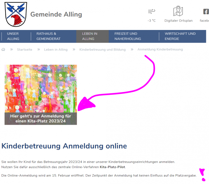 AB HEUTE KITA ANMELDUNG ONLINE Bayern News
