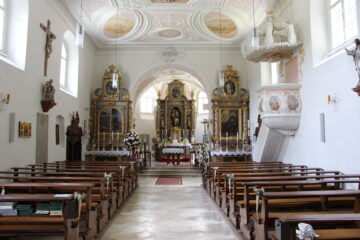 Wallfahrtskirche "Maria End" in Altendorf (Pfarrei Mörnsheim) Innenansicht