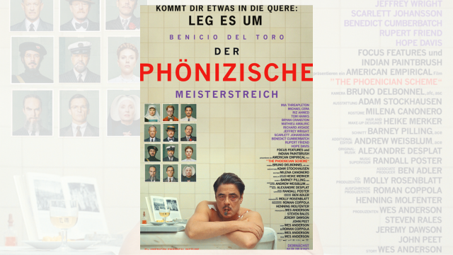 FilmPlakat: "DER PHÖNIZISCHE MEISTERSTREICH"