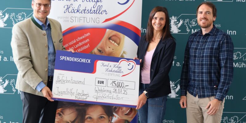 Spendenübergabe der Stiftung