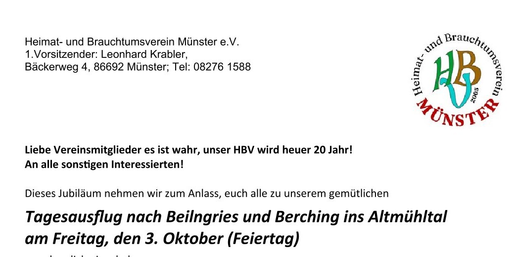 Kopf Ausflug HBV Oktober 25