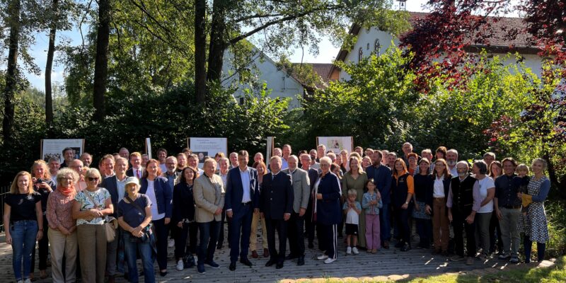 10-jähriges Jubiläum der Öko-Modellregion 2024 mit Ehrengast Helmut Brunner, ehemaliger Staatsminister für Ernährung, Landwirtschaft und Forsten.