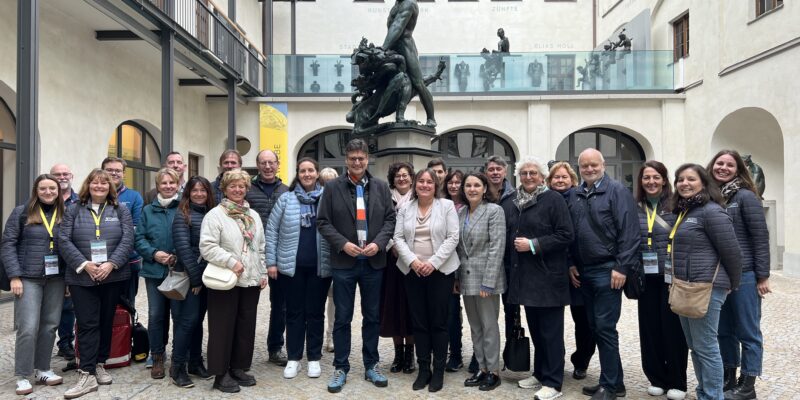 Gruppenfoto Landkreisfahrt Augsburg