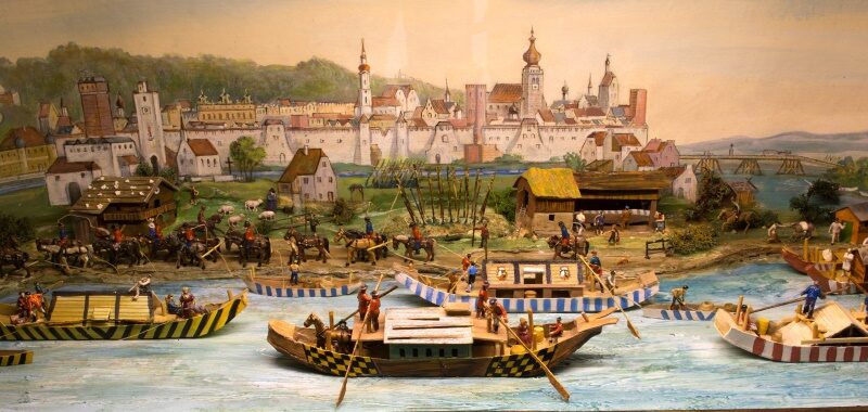 Schifffahrt auf dem Inn