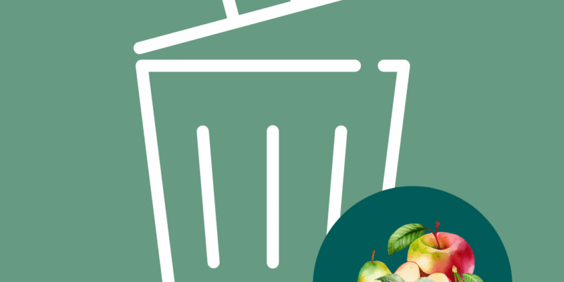 Abzug der Container für loses Fallobst