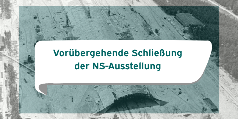 Deckblatt Schließung NS-Ausstellung