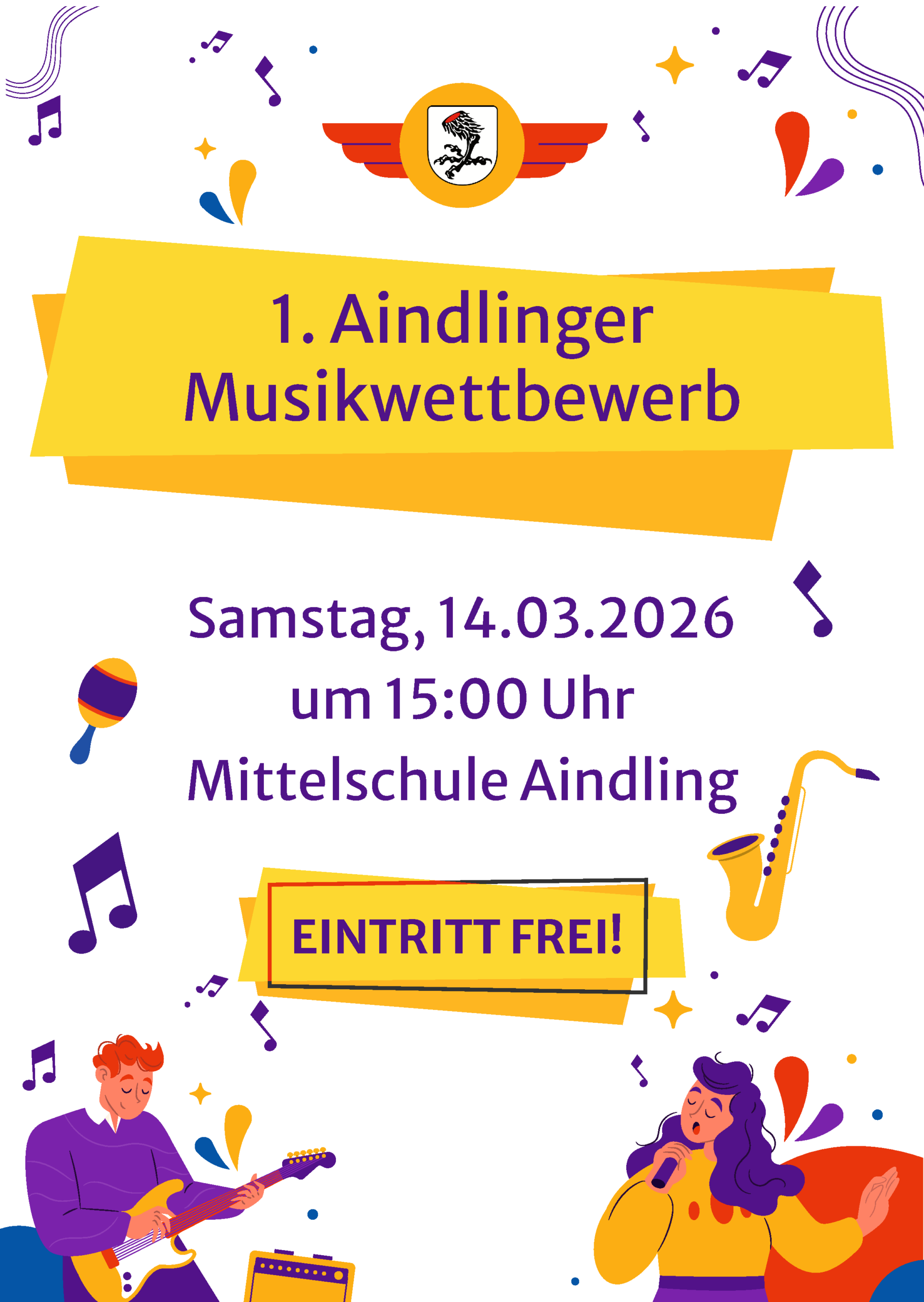 Musikwettbewerb 2026 Konzert der Gewinner